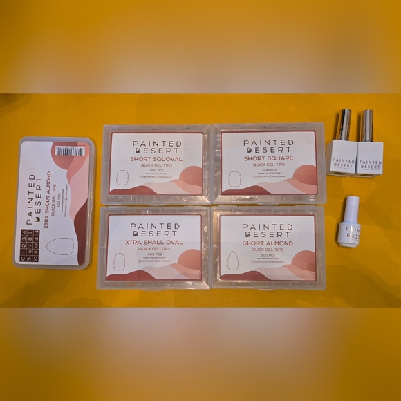 Painted Desert Quick Gel Tips with Cactus Jelly - Picture 1 of 2